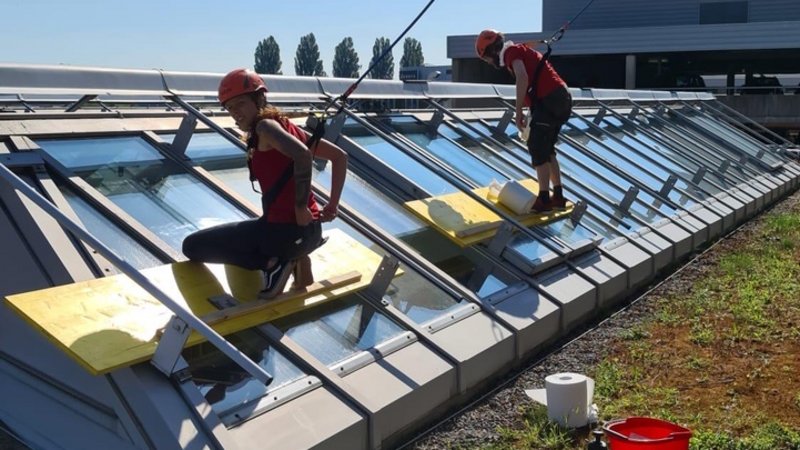 Richnerstutz Werbetechnik Montage-Team, Folierung Dachfenster Sonnenschutz