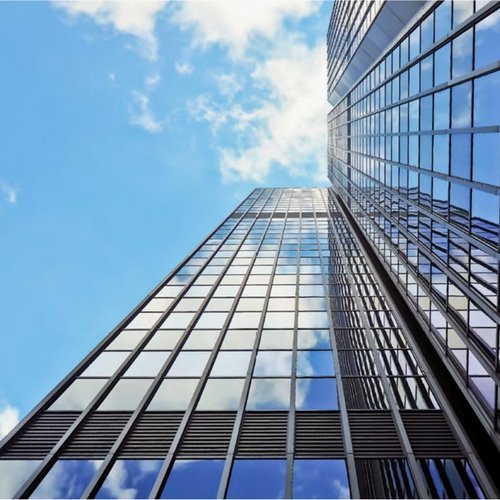 Folierung Hochhausecke