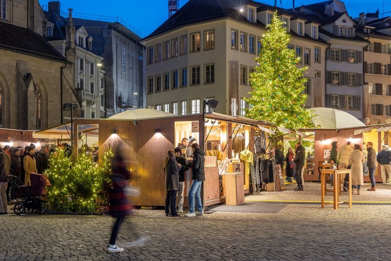 Verkaufsstände Weihnachtsmarkt Münsterhof 2025