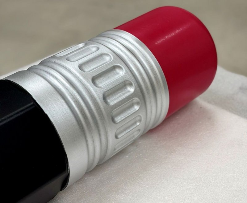 Nahaufnahme Riesenbleistift, Blick auf die Spitze. 